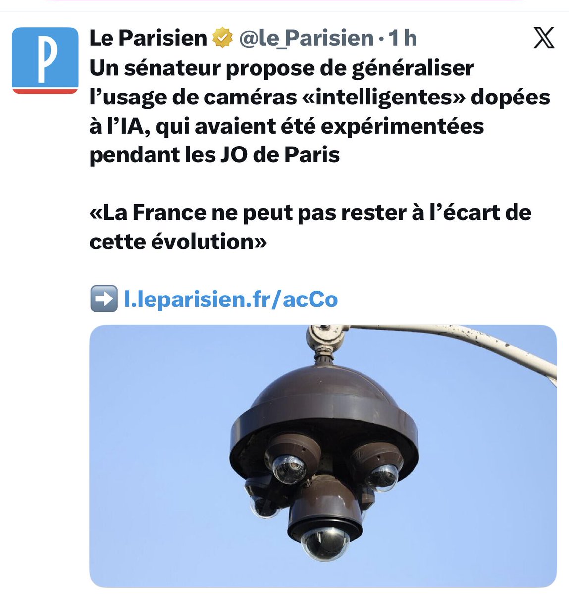 myriampalomba's tweet photo. Big brother vous regarde. Comme d’habitude, tout ce qui est temporaire et réduit les libertés fondamentales, devient permanent ! Bientôt la reconnaissance faciale et le crédit social à la chinoise… https://t.co/DGSskf2uXy