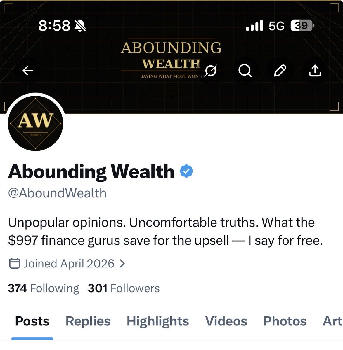 Abounding Wealth tweet media