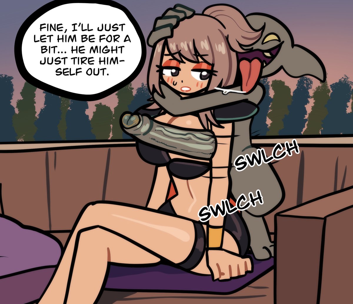 hassel_nut's tweet photo. Serena mistakenly adopts an adult goblin (4) https://t.co/LyvpItzyv2