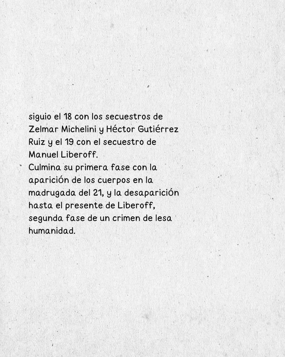 LaVertienteFA's tweet photo. A 50 años de los crímenes de mayo de 1976, reafirmamos nuestro compromiso con la verdad, la memoria, la justicia y la reparación. https://t.co/aY6pimBMlg