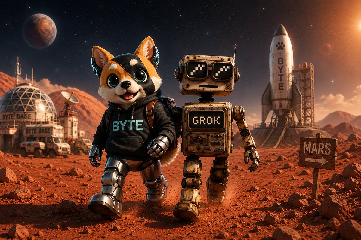 ByteDogToken's tweet photo. One small step for Grok.
One giant Byte for companions. 🐾 https://t.co/g83fjg43Hx