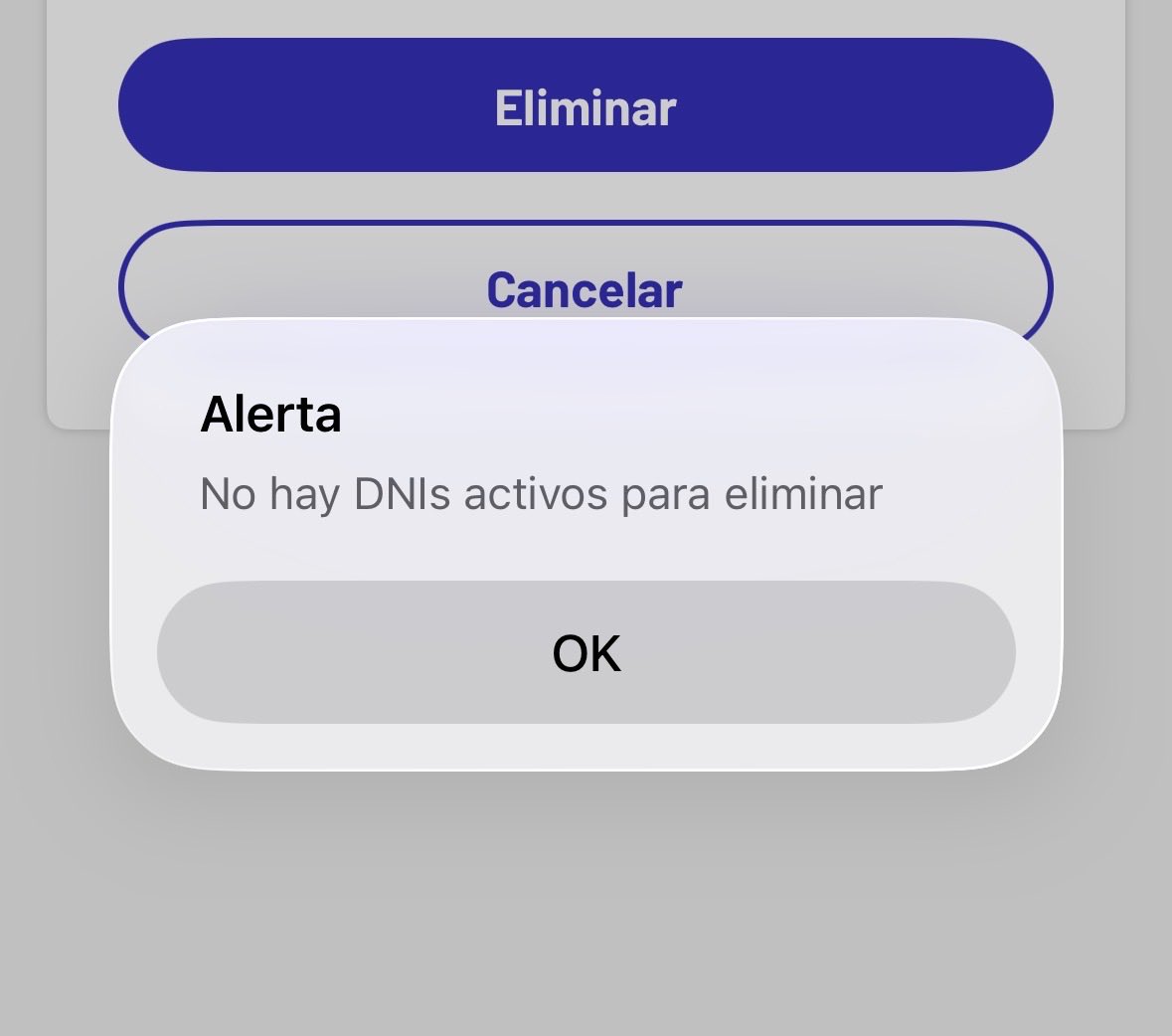nberneman's tweet photo. Hola! No puedo enviarte mensaje privado xq no me seguís. Voy por acá. 

1) Cuando pongo “Solicitar DNI Digital” me dice que no puedo porque “ya existe un DNI Aactivado”.

2) Entonces voy a la opción de “eliminar DNI y solicitarlo de nuevo”. Pero ahí me dice “NO hay DNI activos”.

Estoy en este loop infinito
