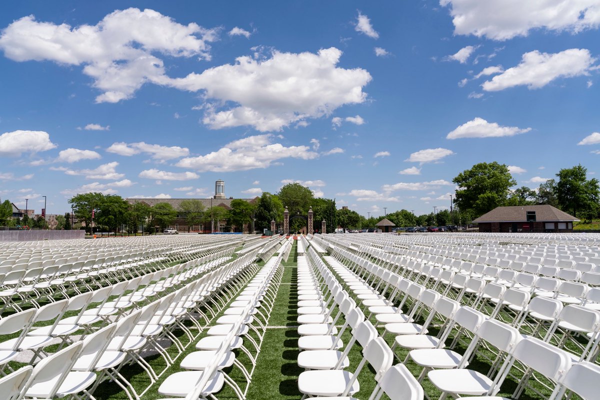 WashU's tweet photo. From set-up to send-off, Commencement takes a campus-wide effort. We appreciate every faculty member, staffer, and volunteer who helped make the celebration for #WashU26 special! β€οΈππ https://t.co/zd5GZbv0QK