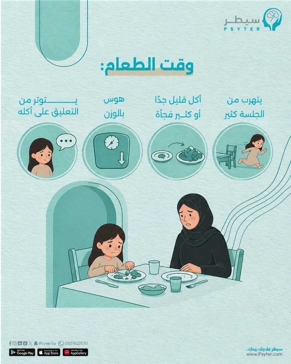 psytersa's tweet photo. اضطرابات الأكل هي تعب نفسي يحتاج احتواء ومساعدة
إذا حاس إن فيه شي مو طبيعي على بنتك… لا تنتظر احجز في سيطر… وخذ خطوة تساعدك تفهم الوضع وتتعامل معه صح.

احجز جلسة الحين🌐 https://t.co/NPTsS052OG
 #سيطر #دعم_نفسي #Saudi #Psyter #صحة_نفسية #دعم_نفسي #اضطرابات_الاكل #اضطرابات_نفسية https://t.co/4TihNg7Ntc