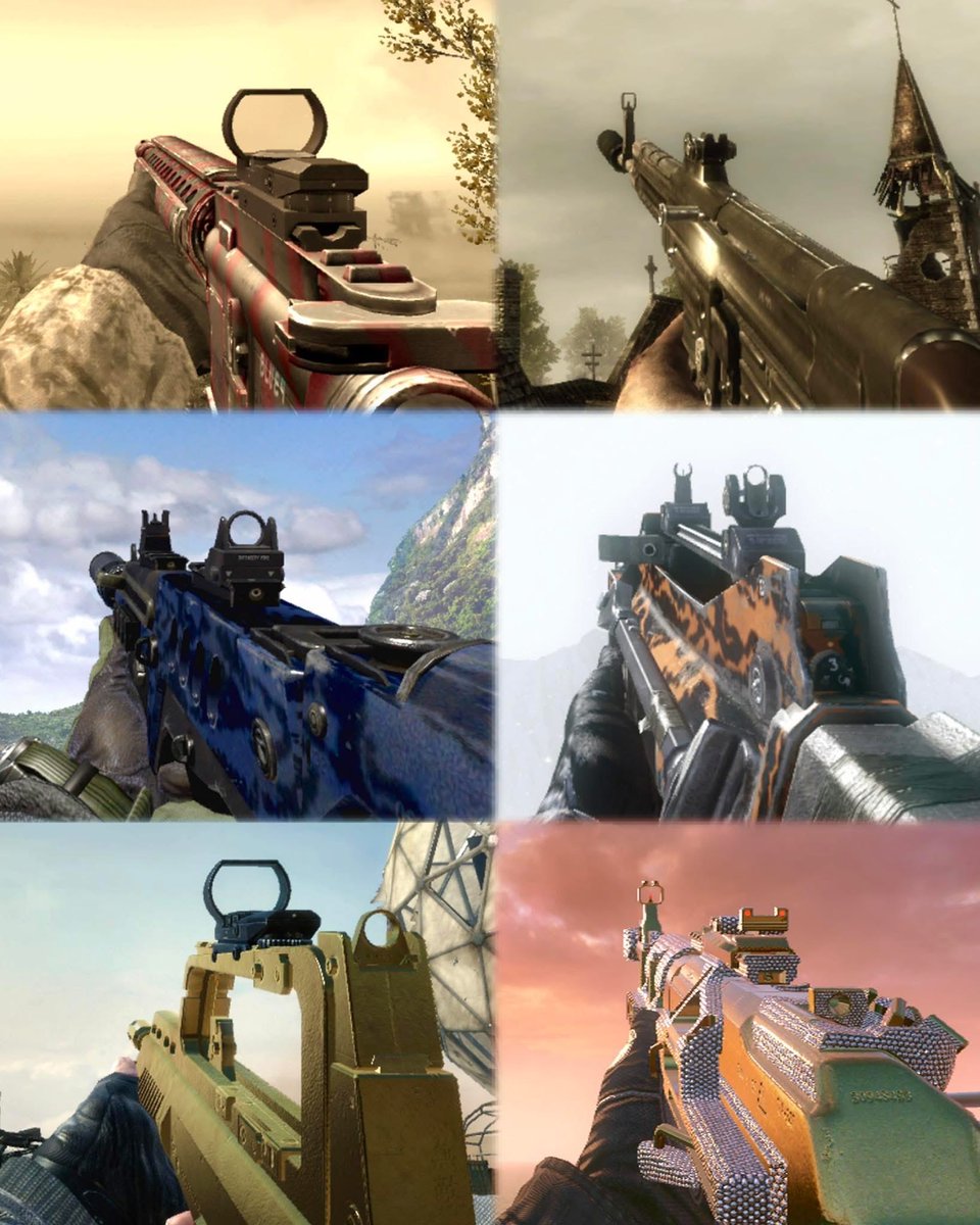 Glock9Dorito's tweet photo. The greatest ARs in COD history.

Be honest… which one you taking first?🤔 https://t.co/I8i4ywvEQC