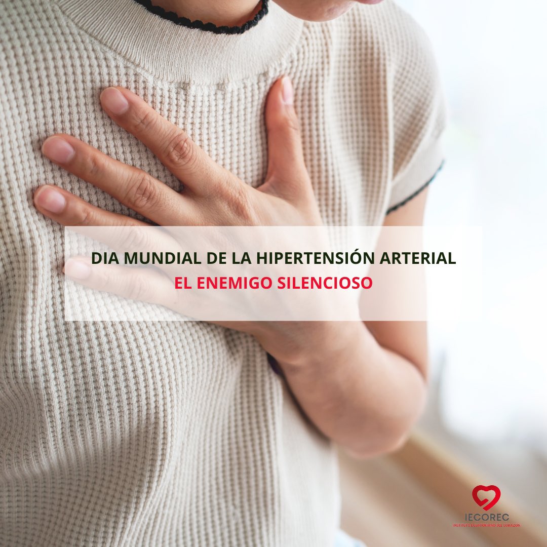 IECOR_ECU's tweet photo. Hoy conmemoramos el Día Mundial de la Hipertensión Arterial ❤️🩺

La presión alta muchas veces no presenta síntomas, pero detectarla a tiempo puede salvar vidas.

Cuidar tu presión es cuidar tu corazón. https://t.co/k34sHV0rw4