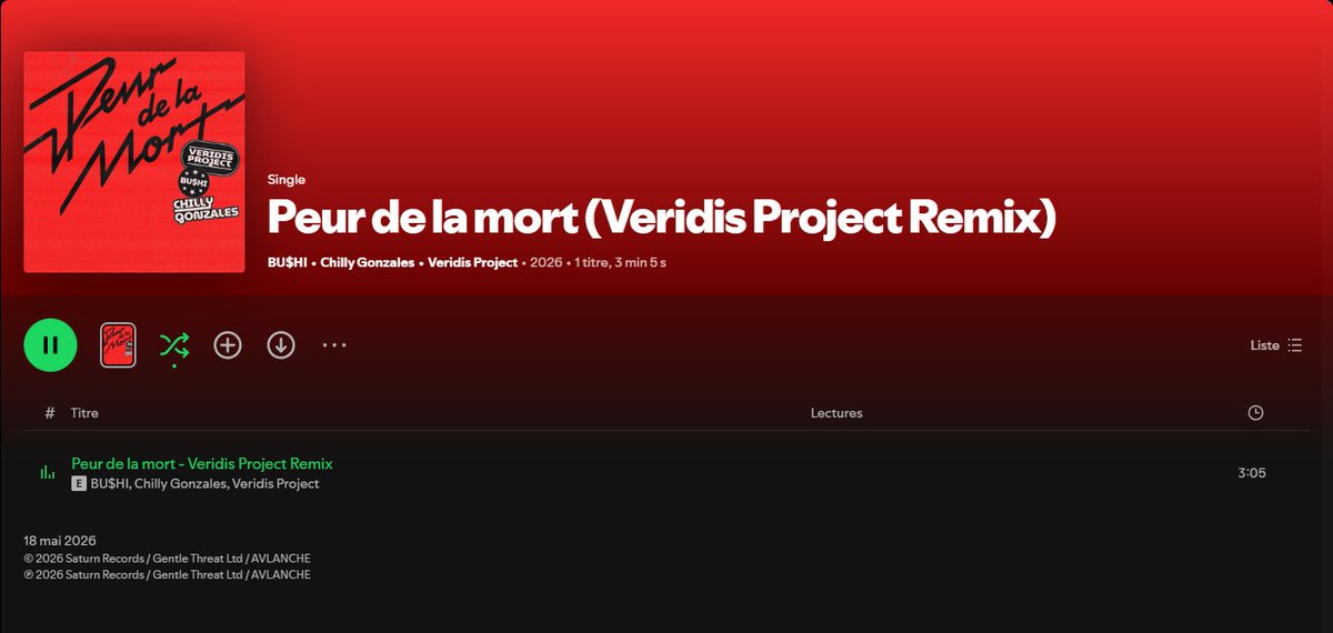 RoiAsbel's tweet photo. PEUR DE LA MORT DISPO SUR TOUTES LES PLATFORMES DE STREAMING https://t.co/FBb7CcTefL