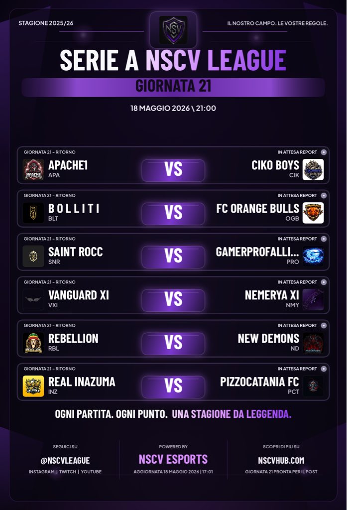 NSCV League 🇮🇹 tweet media