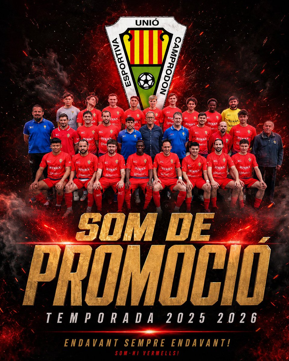 UECamprodon's tweet photo. 🔴 SOM DE PROMOCIÓ 🔴

Estem a la recta final d'un camí llarg i dur. El que a principi de temporada ens vam marcar com a objectiu, ara és pot transformar en realitat.

...⬇️⬇️ https://t.co/Q0JiJdZcAQ