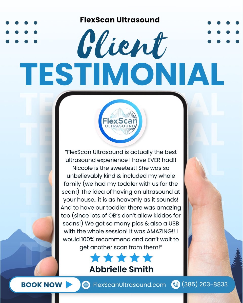 FlexScanUS's tweet photo. "As heavenly as it sounds!" ☁️✨ 

Traditional clinics often don't allow toddlers in the scan room. At FlexScan, we bring the ultrasound right to your living room so the whole family can celebrate together. 🧸❤️

Mobile, family-friendly, and stress-free ultrasound in Utah County. https://t.co/j6CNYAkeqK