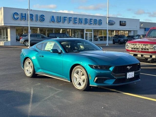 AuffenbergWash's tweet photo. Turn heads and feel the thrill of the road in the new 2026 Ford Mustang EcoBoost in stunning Adriatic Blue Metallic, featuring turbocharged performance, sleek styling, and up to 32 highway MPG. https://t.co/r6CkBSsAIe #FordMustang #ChrisAuffenbergWashington  🐎💙 https://t.co/0IsA4spCxK