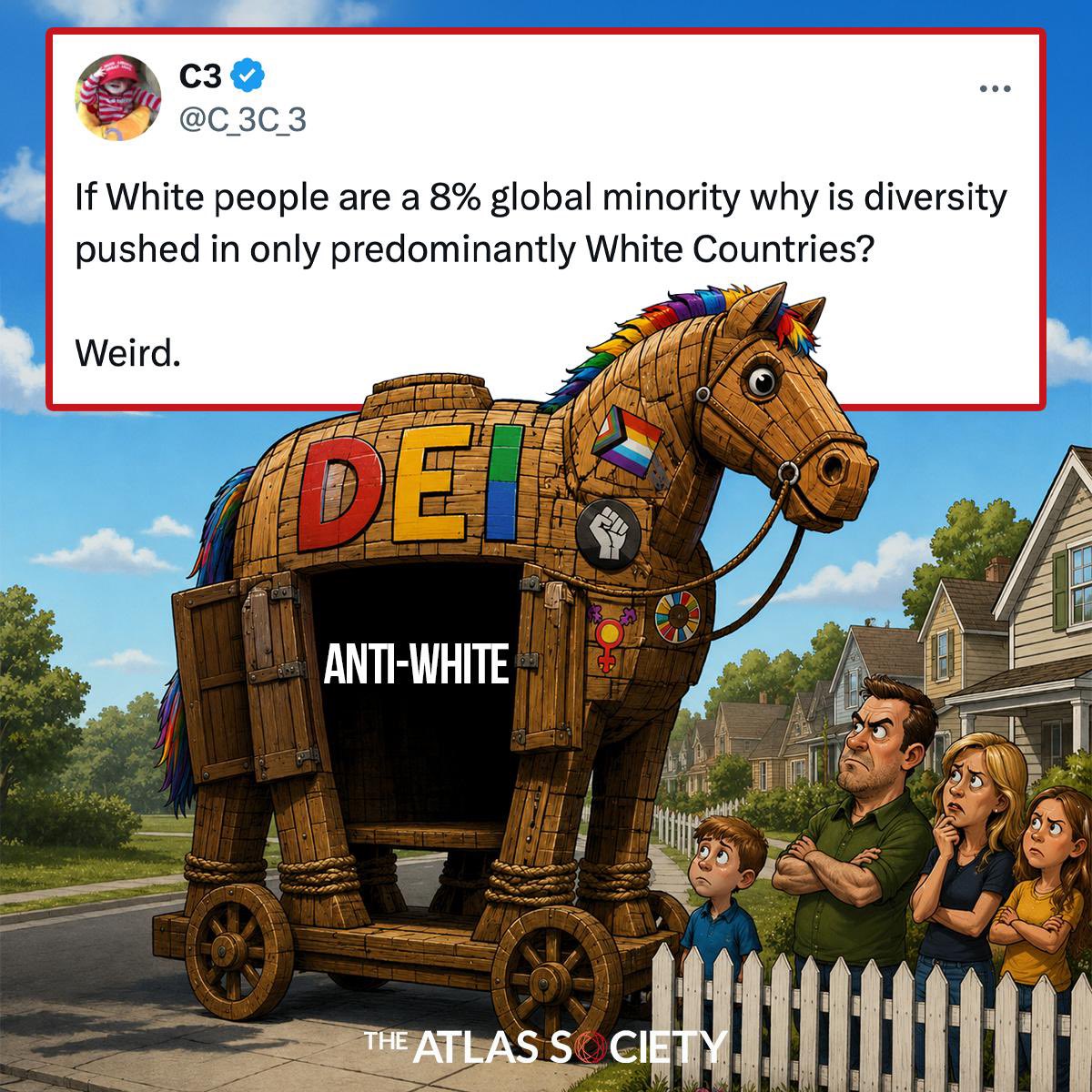 TheAtlasSociety's tweet photo. Equal standards or selective social engineering? https://t.co/b57X4ZiGeS
