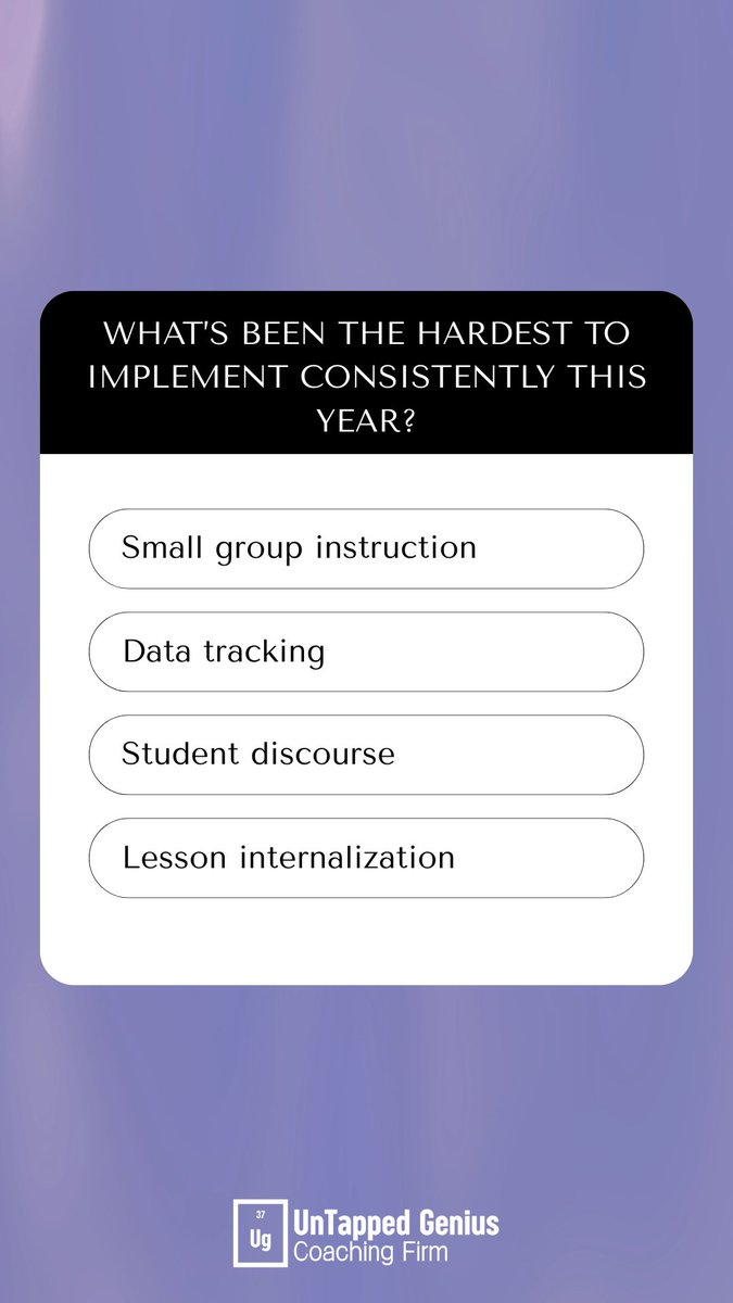 UnTapped_Genius's tweet photo. What’s been hardest to sustain this year? 👇 https://t.co/SsK7o8RWnC