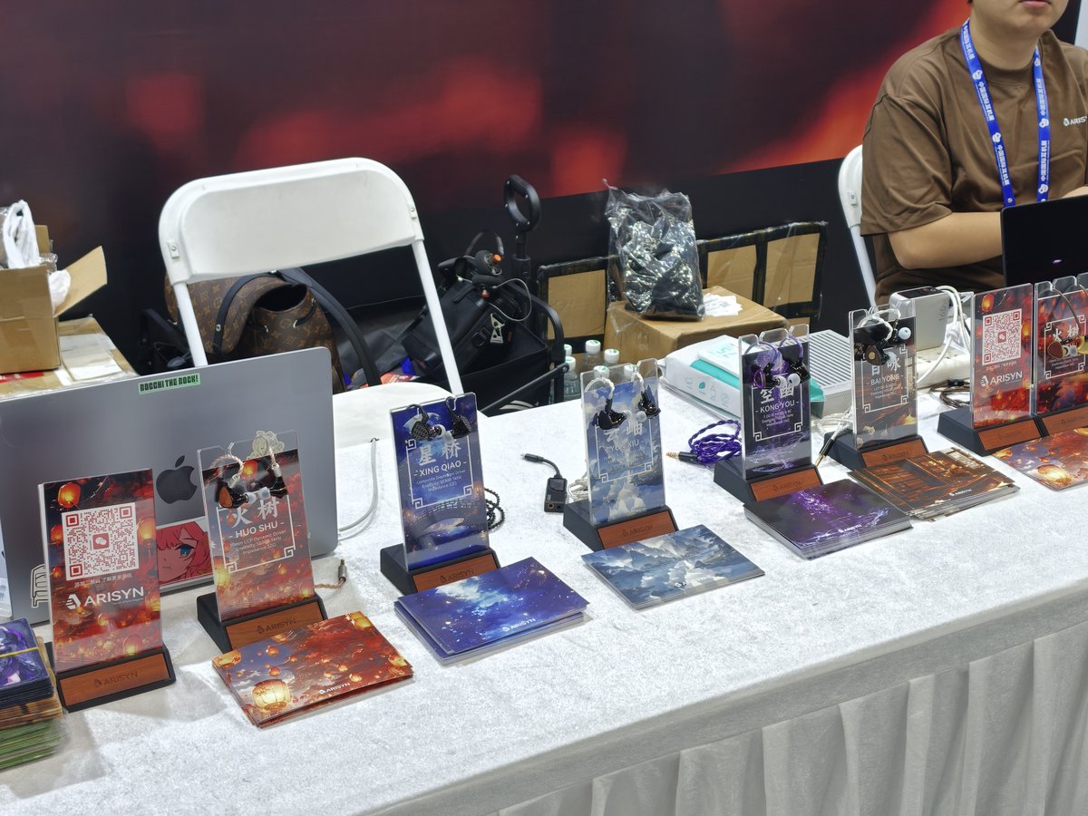 ARISYN_Official's tweet photo. THE 2026 CHINA SHENZHEN INTERNATIONAL HEADPHONES EXPO https://t.co/4SsItfobz7