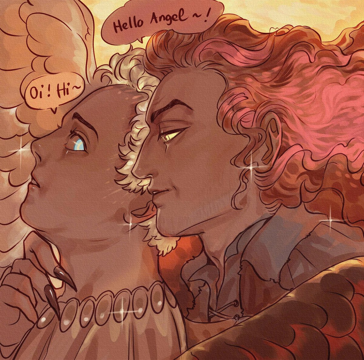 KatNguyen18's tweet photo. "Isn't the view spectacular~?"
#GoodOmens #CrowleyxAziraphale https://t.co/zqzWm7Oz4n