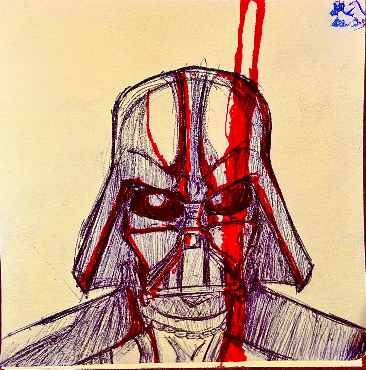 BigheartBrandon's tweet photo. Darth Vader Sticky Note https://t.co/mse6cCuz9p