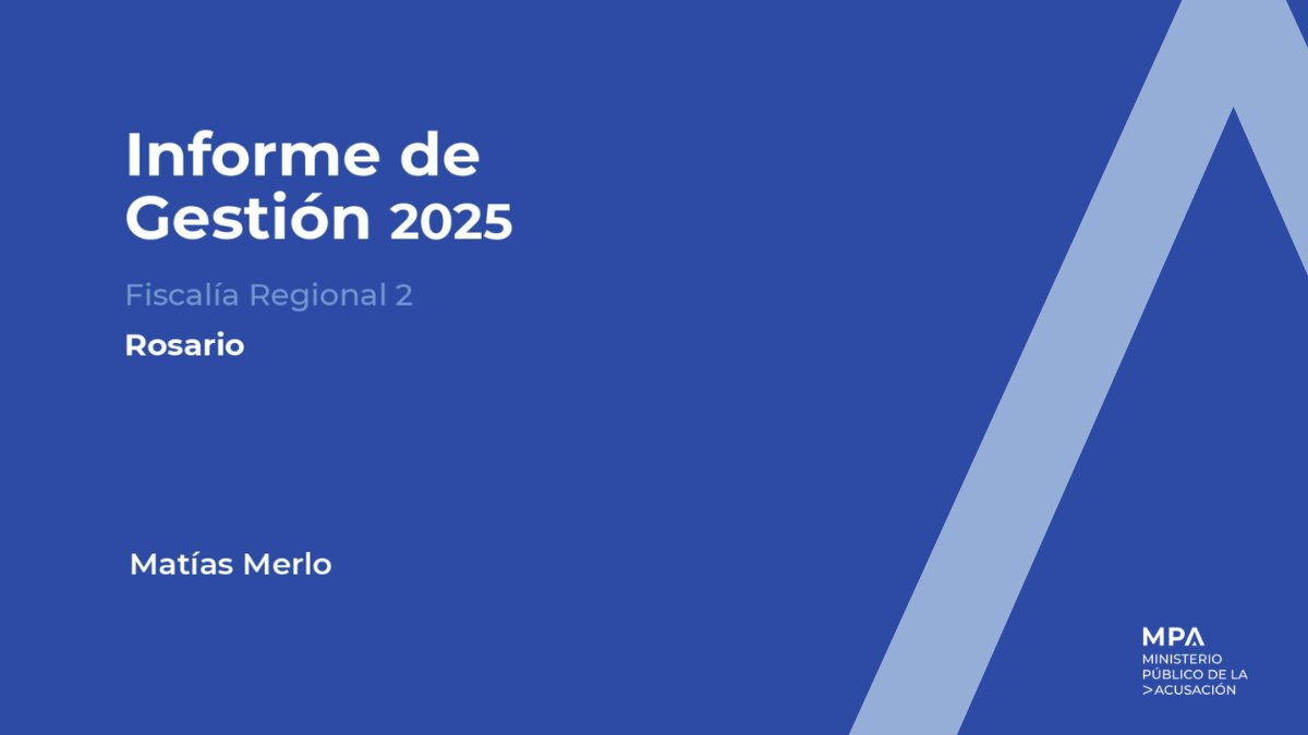fiscaliareg2's tweet photo. #Institucional #Rosario | El Fiscal Regional 2, Matias Merlo, presentó su Informe de Gestión correspondiente al año 2025.

➡️Link de acceso al informe completo: https://t.co/5PIPYbEJL1 https://t.co/CCrUCVYSuB