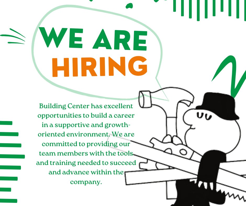 BuildingCenter's tweet photo. As more and more contractors are choosing Building Center, we're needing more and more people to keep up with demand! 

We're hiring! Head to https://t.co/sRsVeXOBA7 to find out more! https://t.co/IKD5XUKXmV