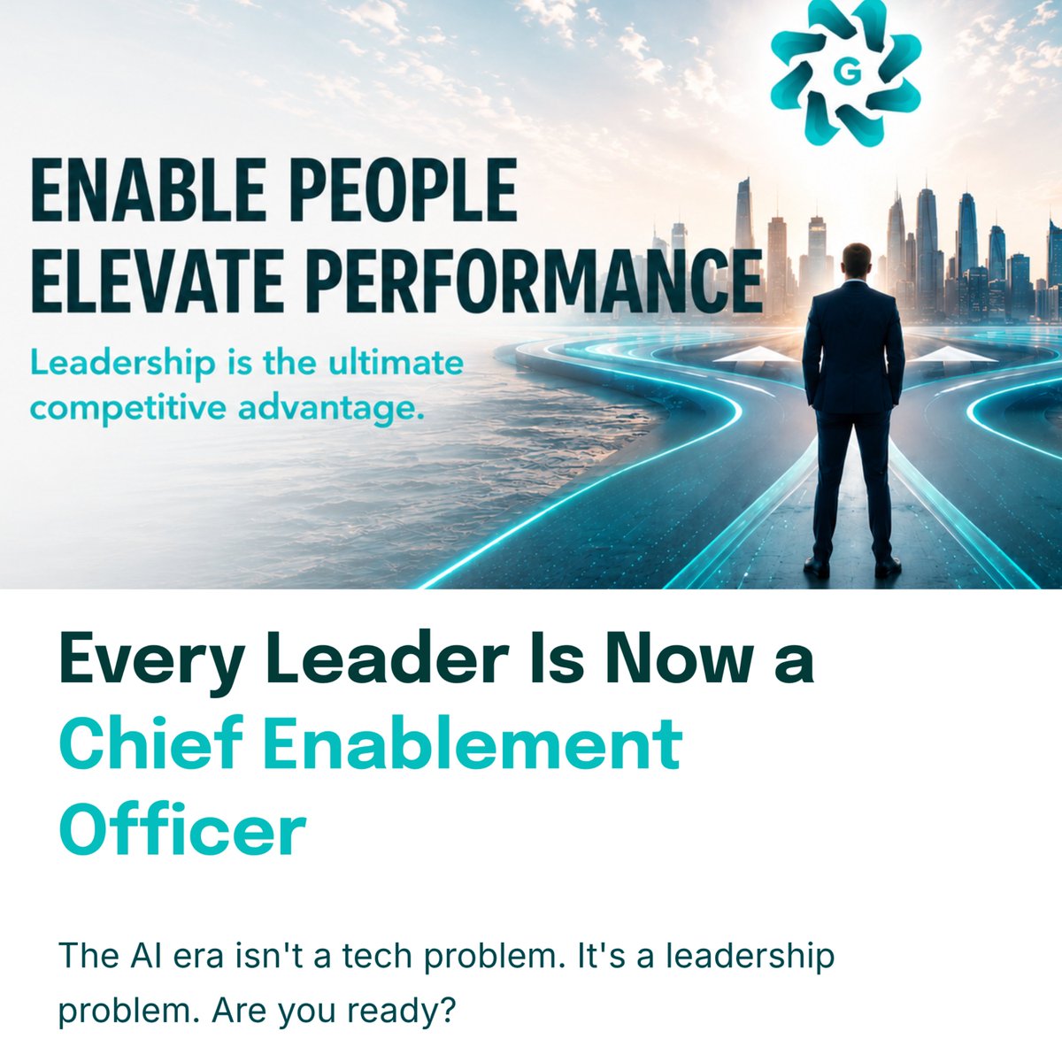 GenAIEnable's tweet photo. We give you the roadmap to guide your company.

#AILeadership #OperationalMetabolism #GenAIEnable #BusinessTransformation #ExecutiveStrategy #ContinuousInnovation #FutureOfWork #AIEnablement #StrategicGrowth #AIOperatingModel https://t.co/Arir7q5jiu