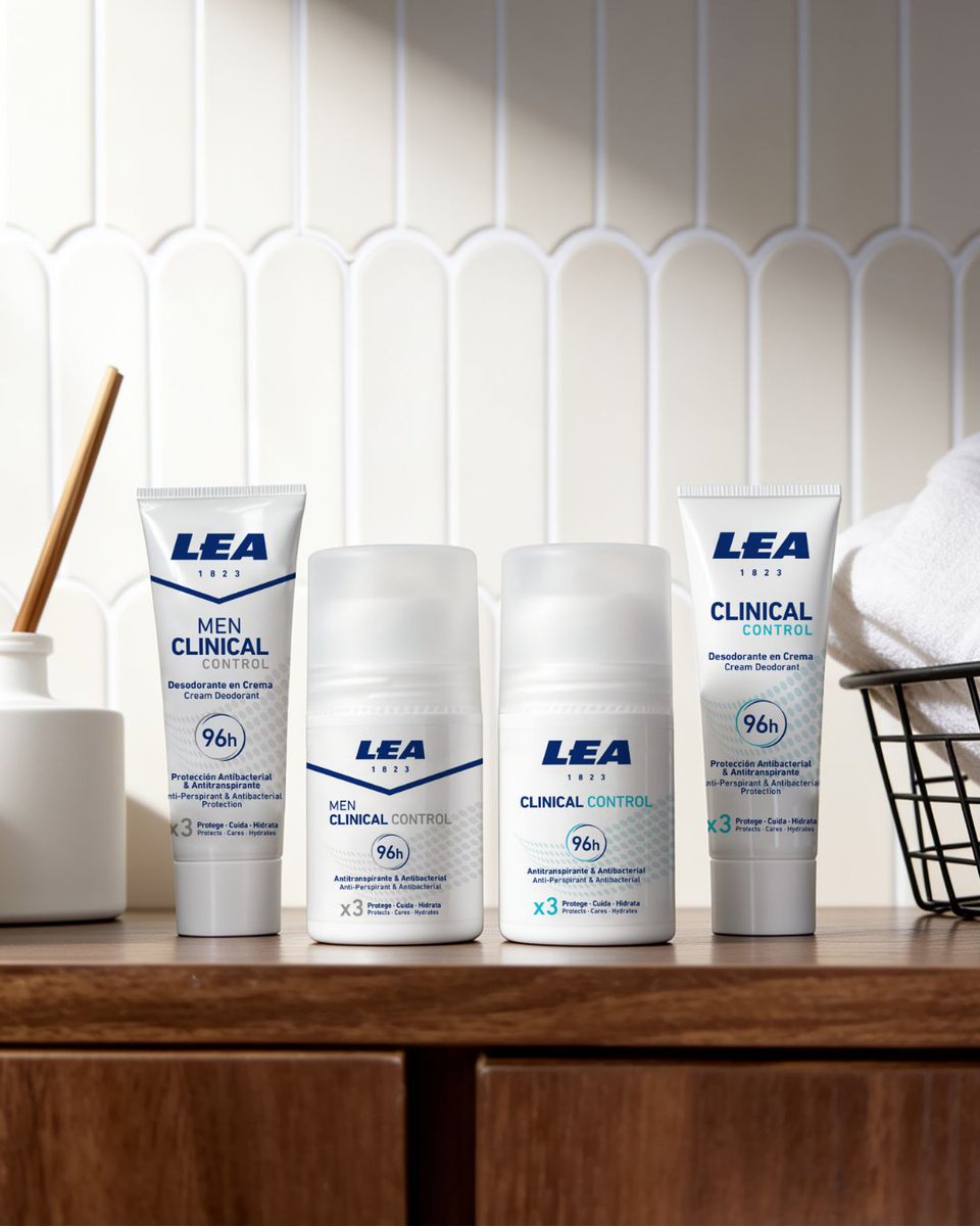 ProductosLEA's tweet photo. Nuevo LEA Clinical Control

Protección avanzada + cuidado de la piel.

✅ Hasta 96h de protección
✅ 0% Alcohol
✅ Antibacterial + Antitranspirante
✅ Roll-on y crema

👉 Descubre tu Clinical Control ideal.

https://t.co/04y20egocY https://t.co/NYT43U4L7W