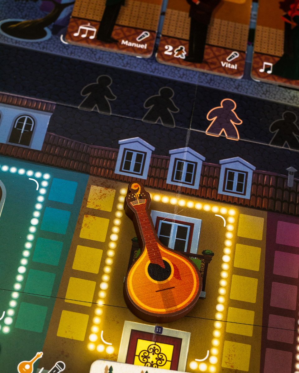 MalditoGamesES's tweet photo. #Novedad ✨ ¡Bienvenidos a Casa de Fado! 🎶🇵🇹 El juego llega a finales de esta semana 🗓️

Echad un vistazo a este juego precioso 👀💛 ¿Qué os parece? 🤔🎲 https://t.co/Wa4ARKulOo