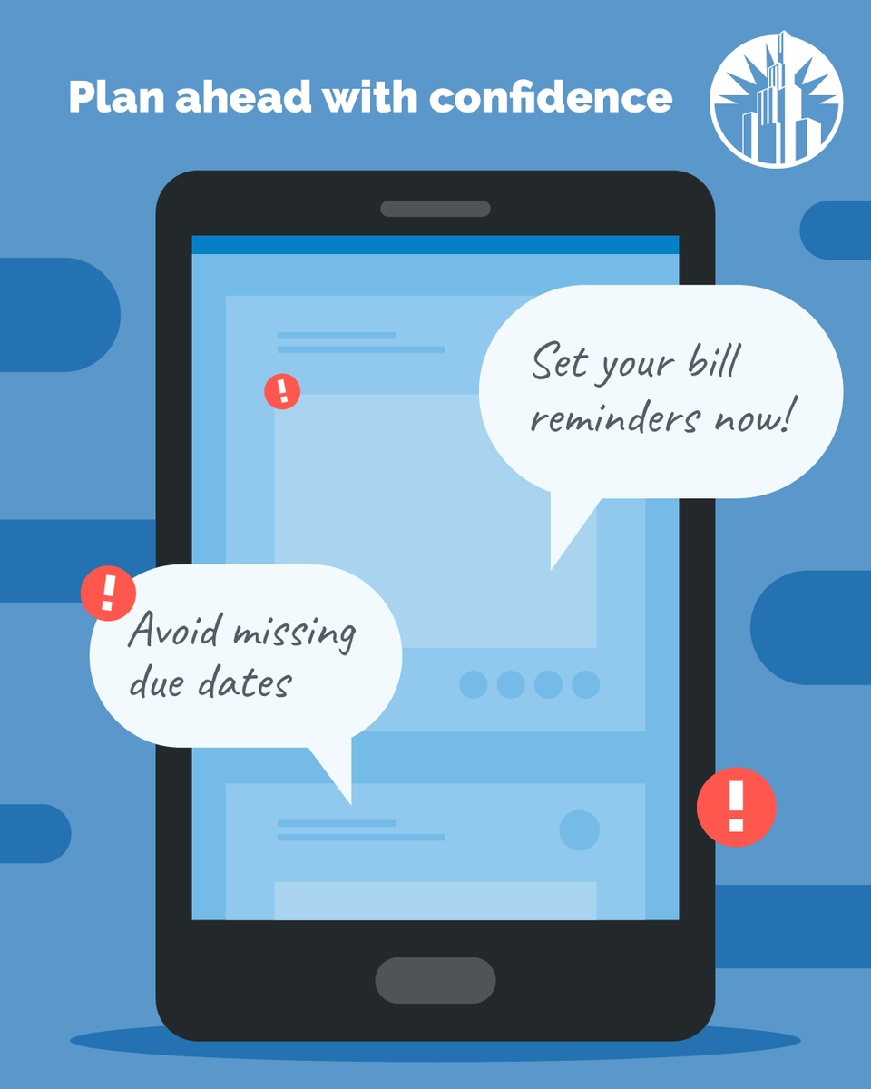 CheckCity's tweet photo. A quick check-in before the new month can go a long way. Setting bill reminders now may help you stay organized and avoid missed due dates. Take a few minutes today to plan ahead. https://t.co/objKNWZzwZ #CheckCity #CashAcademy https://t.co/4NmYDLcSLK