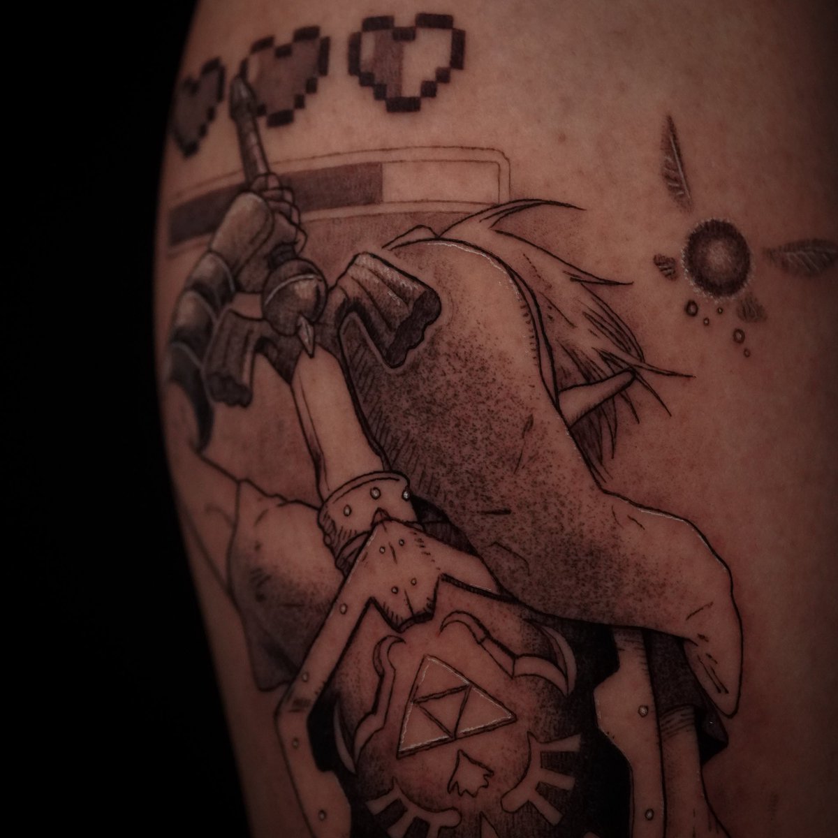 inkraytattoos's tweet photo. • LEGEND OF ZELDA • https://t.co/g0LXP0ScF8