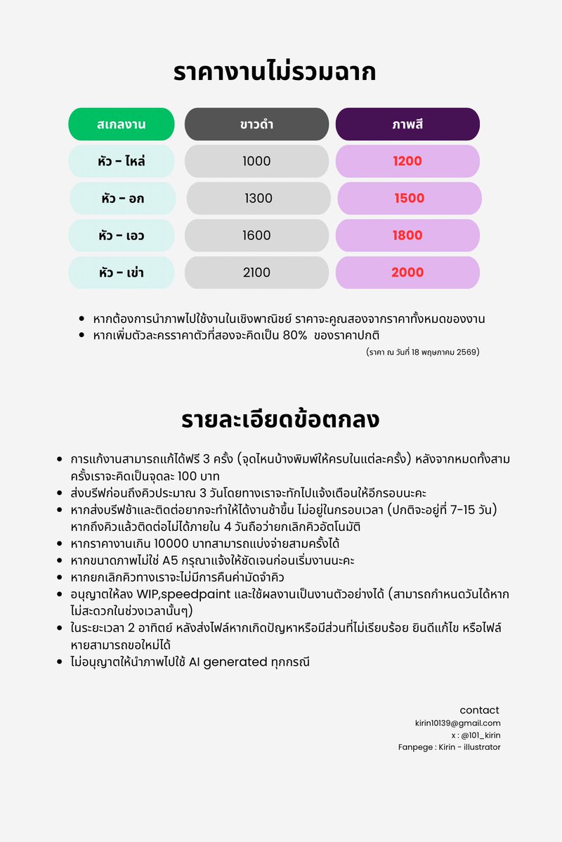 kirin cms : open (มีคิวว่าง) tweet media