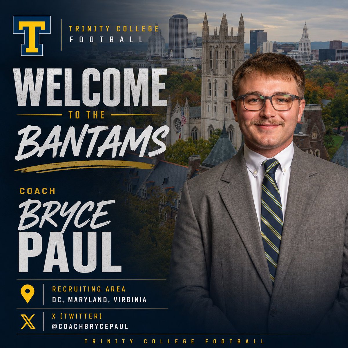 Trinity College Football tweet media