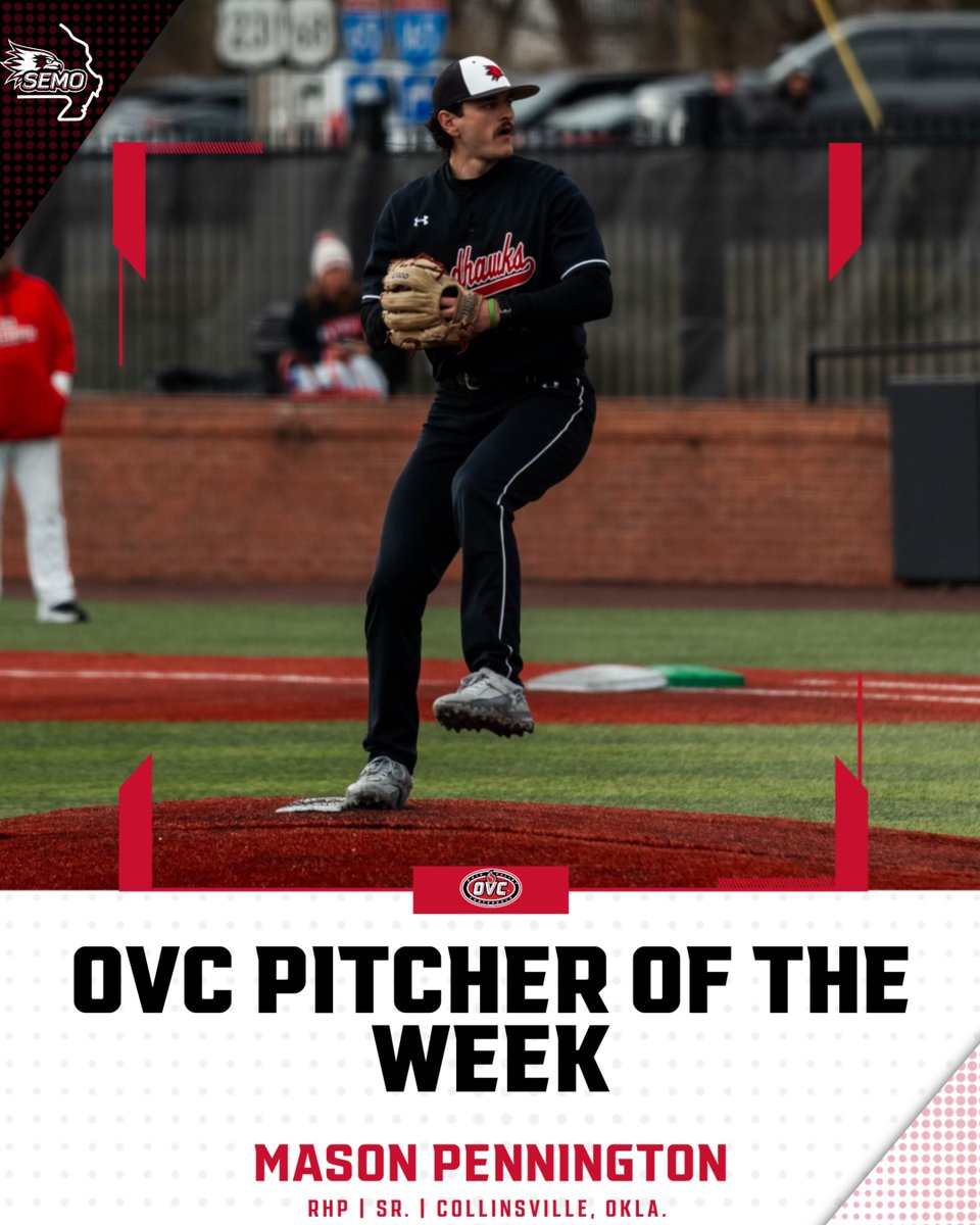 SEMObaseball's tweet photo. 𝐀 𝐂𝐥𝐞𝐚𝐧 𝐒𝐰𝐞𝐞𝐩 🧹 😎 

After sweeping Little Rock in the final series of the regular season, 2B @brooks_kett  and RHP @Mason16__ earn the final two OVC Weekly Awards of 2026‼️⚾️ 

#FeelinRowdy x #NCAABaseball https://t.co/WHBO8hTcVy