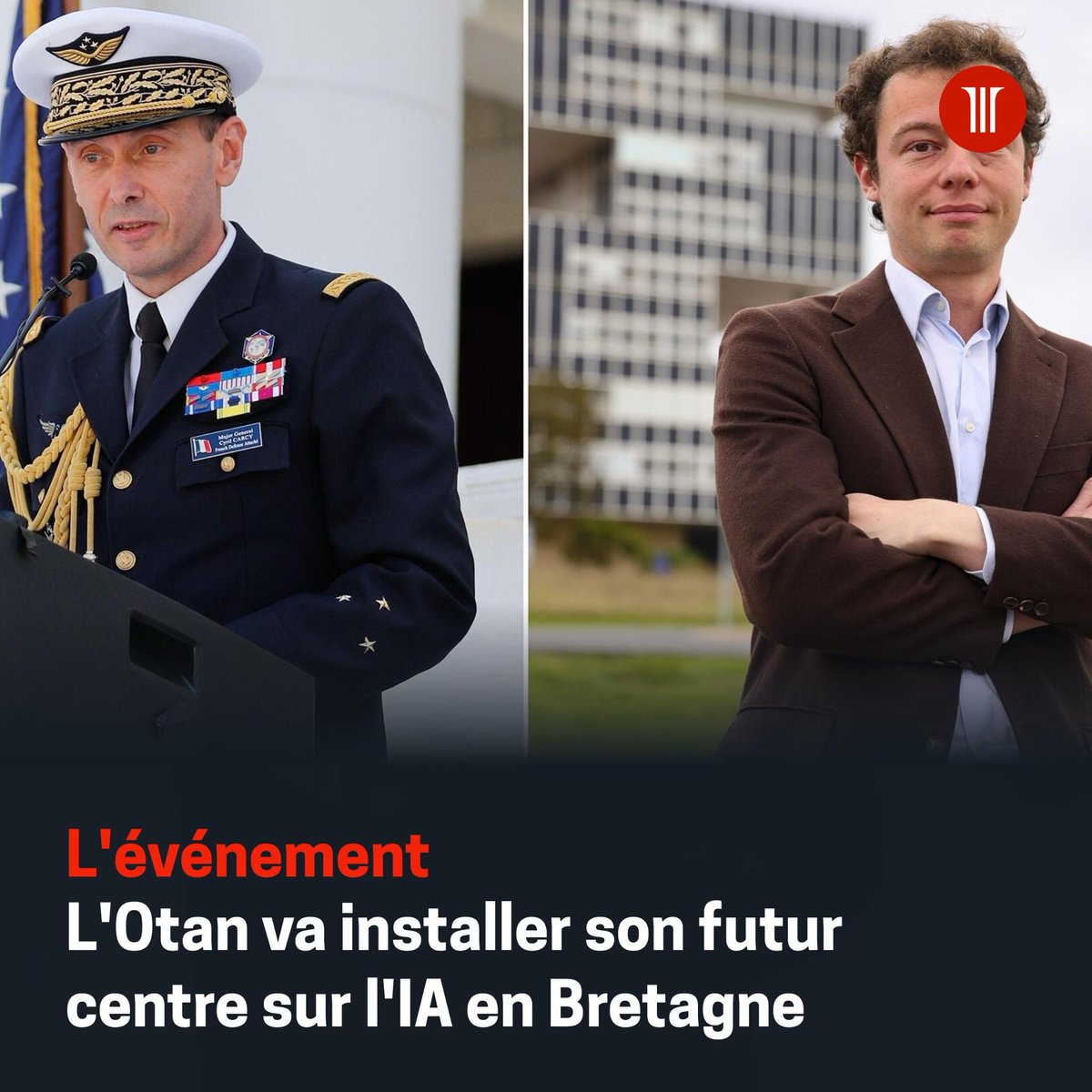 Erellux_'s tweet photo. Un centre de l’OTAN va s’installer en Bretagne. La guerre se fabrique près de chez nous.

Pendant les élections municipales, on a cessé de dire que le renforcement du secteur de la cyber-sécurité dans la région, notamment grâce à des subventions de la Métropole de Rennes, visait à faire de Rennes une ville utile dans les guerres de demain. 

On y est. Et si on veut qu’à Rennes le futur des étudiants ça soit autre chose que devoir choisir entre bosser pour l’OTAN ou faire son service militaire : on doit reconstruire un mouvement anti-impérialiste conséquent en France.