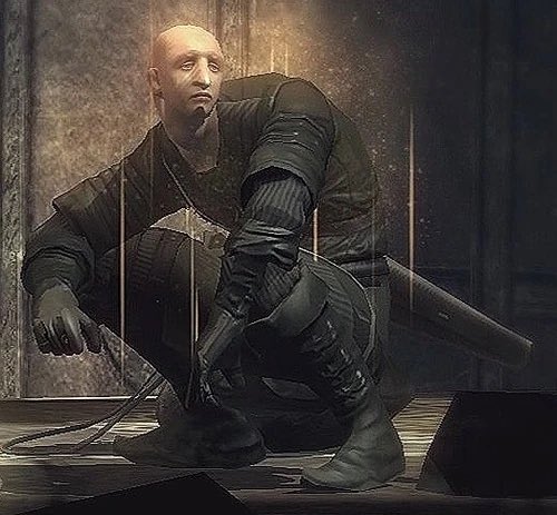 thunderba11r's tweet photo. Demon’s Souls (2009) fans don’t even ask for a port anymore they just look at you like this https://t.co/mgWbL4XvlO