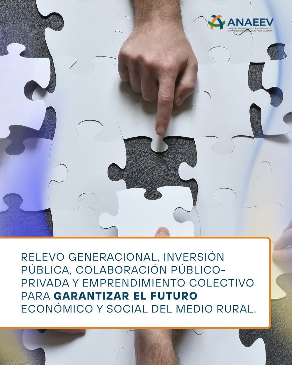 AnaeevOrg's tweet photo. Relevo generacional, inversion publica, colaboración publico-privada y emprendimiento colectivo para garantizar el futuro económico y social del medio rural 
https://t.co/cYLvr2OZ7V https://t.co/cjFhRsZDti