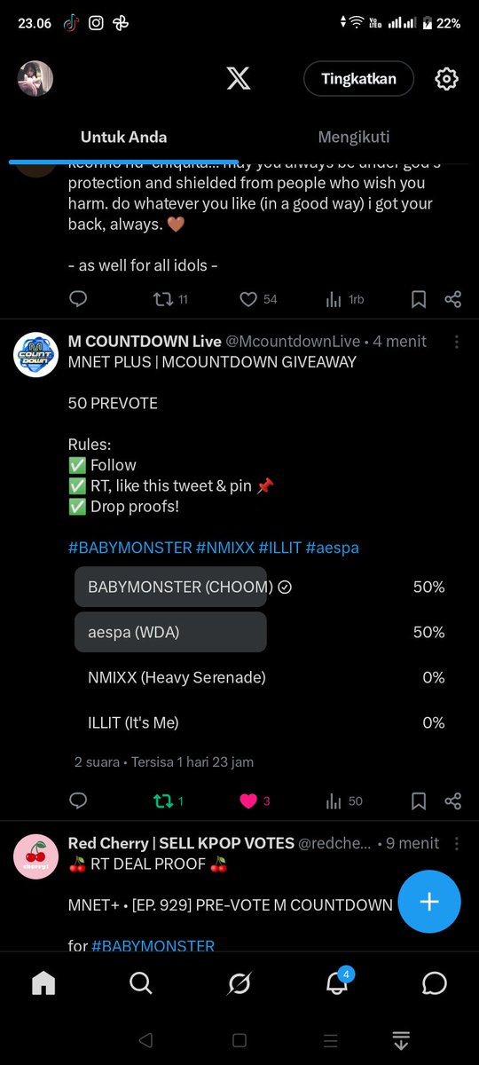 nazeaadhisa's tweet photo. @McountdownLive #BABYMONSTER https://t.co/ppIhHuBvSZ