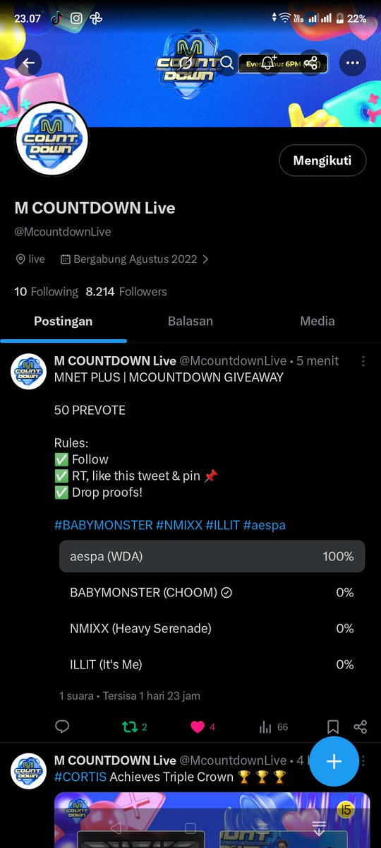 nazeaadhisa's tweet photo. @McountdownLive #BABYMONSTER https://t.co/ppIhHuBvSZ
