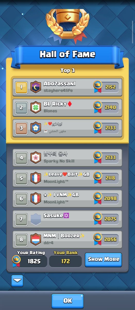 Shogun10cr's tweet photo. Top 200 in world.... Less goo!! https://t.co/TlM75NvZfy