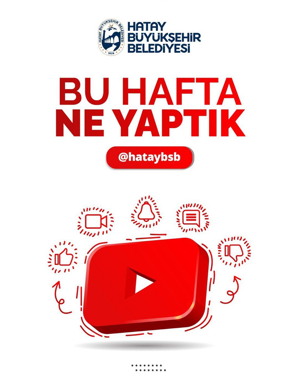 Hatay Büyükşehir Belediyesi tweet media