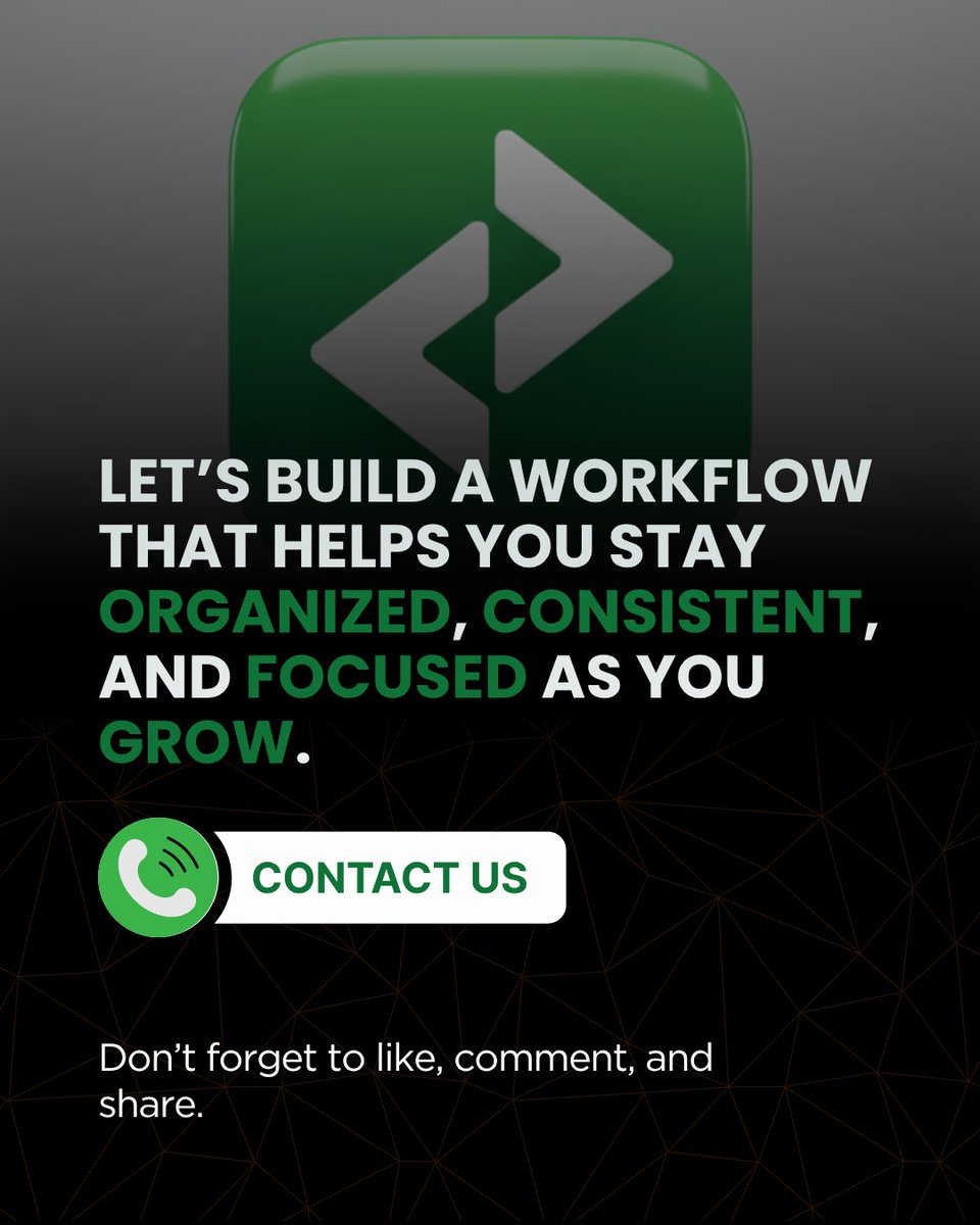 GreenpathVA's tweet photo. If your workflow only works on a good day, it’s probably costing you more than you realize.

Missed tasks, scattered priorities, and constant stress usually system problems.

The good news? Workflows don’t need to be complicated to be effective. The best ones are simple, repeatable, and supported by the right structure and people.

📩 If your business feels heavier than it should, it might be time to simplify the way you work. Let’s talk.

#BusinessSystems #ProductivityTips #GreenpathAdvisors