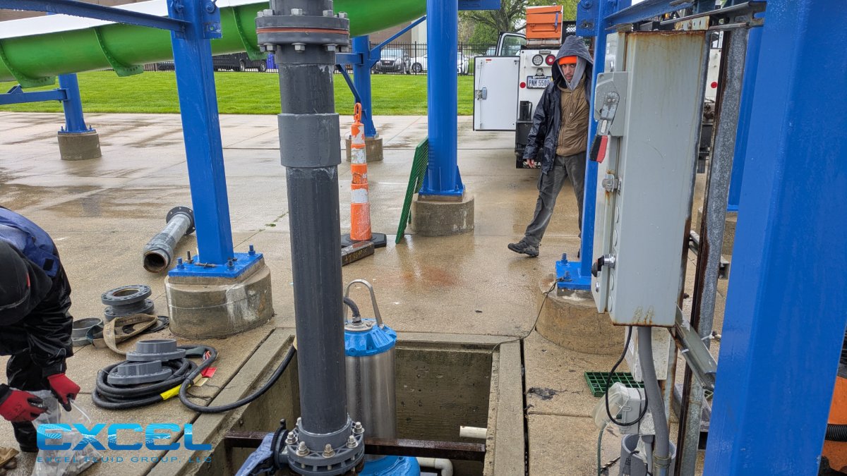 ExcelFluidGroup's tweet photo. You may not know it, but pump stations are what keep water slides going! At the Brook Park Rec Center, we replaced a failing station with a @CranePumps BARNES Envie³ submersible pump, new fittings, and new piping.
For EFG repair services: https://t.co/zU78kzt47S
#excelfluidgroup https://t.co/ai6gr0LMCL