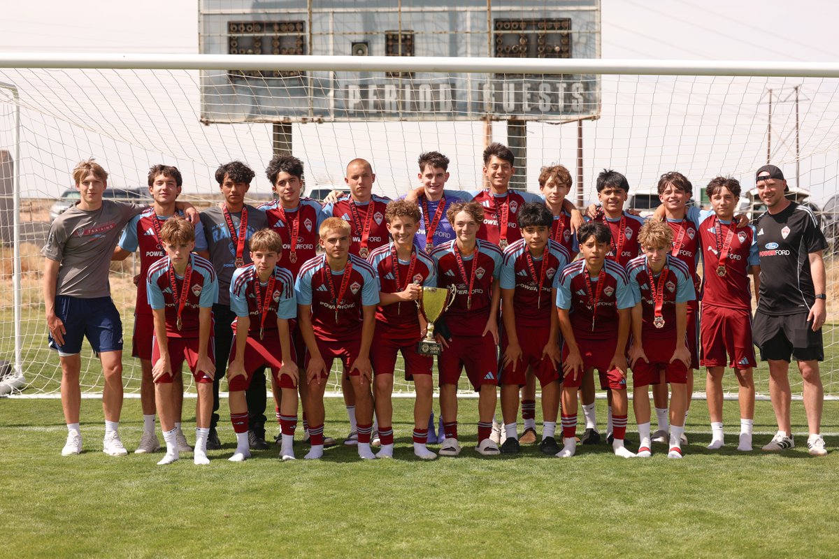 NMRapidsSC's tweet photo. Congratulations to our 2010B ECNL RL team on winning New Mexico State Cup! We won in the final , 2-1 over a strong FC Roswell team. Goals were scored by Canaan Anaya and Jakobee Plascencia. Excellent job! ⭐️⚽️
#nmrapids #RapidsPride https://t.co/E82aCop5y3