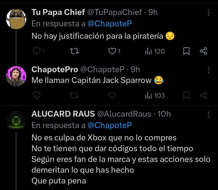 Ivanovic_MX's tweet photo. El @ChapoteP usuario de #Xbox admite públicalmente que ha pirateado el juego de #ForzaHorizon6, espero que el equipo de @XBOX @asha_shar @ForzaHorizon @WeArePlayground  tomen las medidas correspondientes! https://t.co/8ZwLf1VGdT