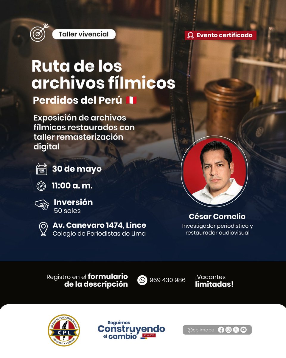 Colegio de Periodistas de Lima tweet media