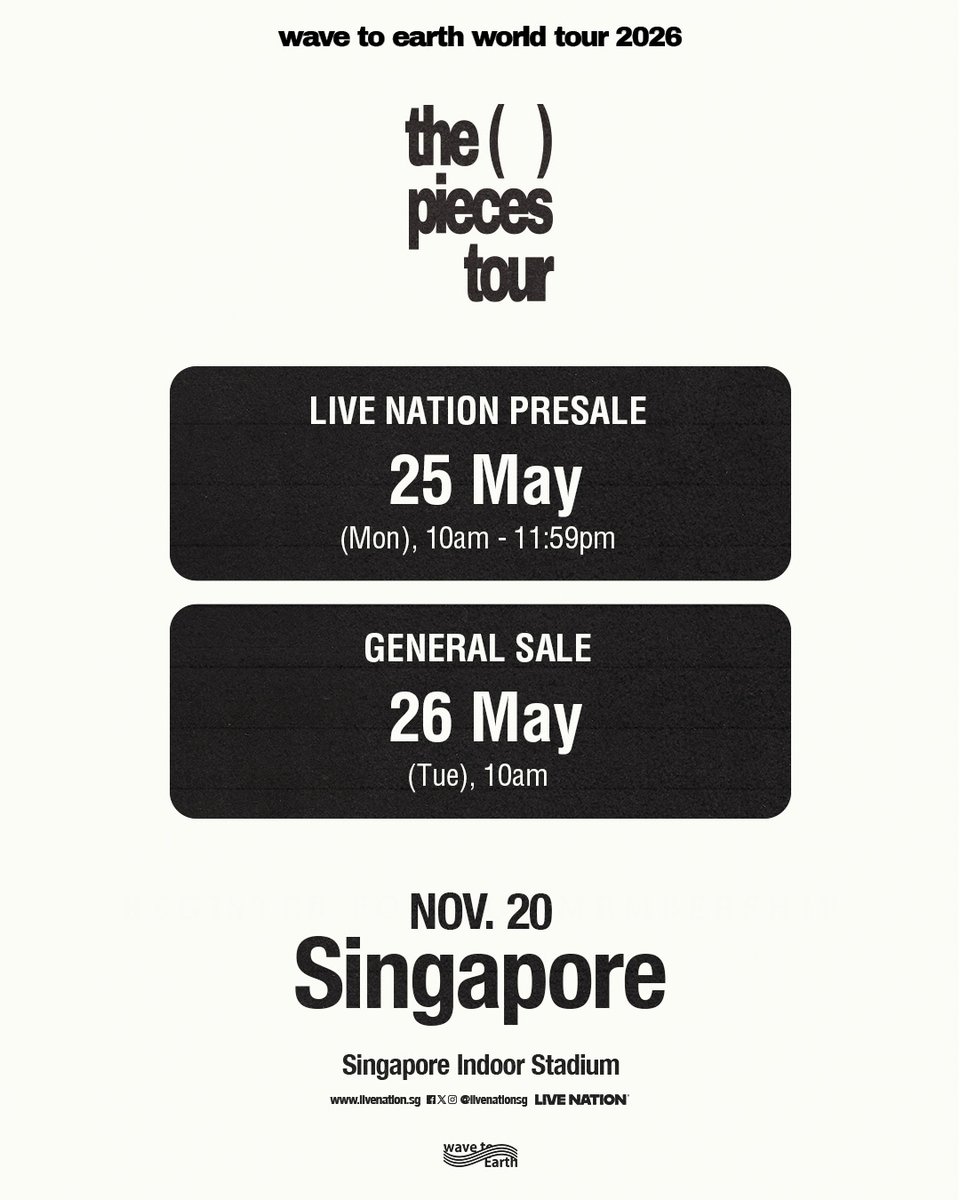 Live Nation SG tweet media