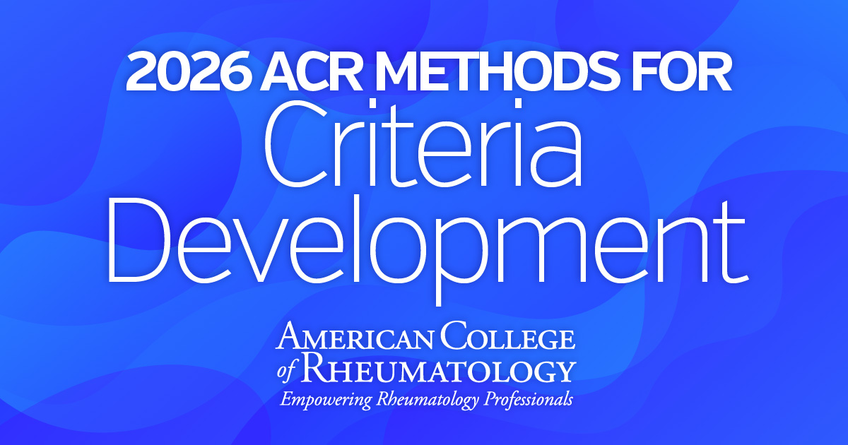 Published in A&R: The 2026 ACR Updated Recommended Methods for ...
