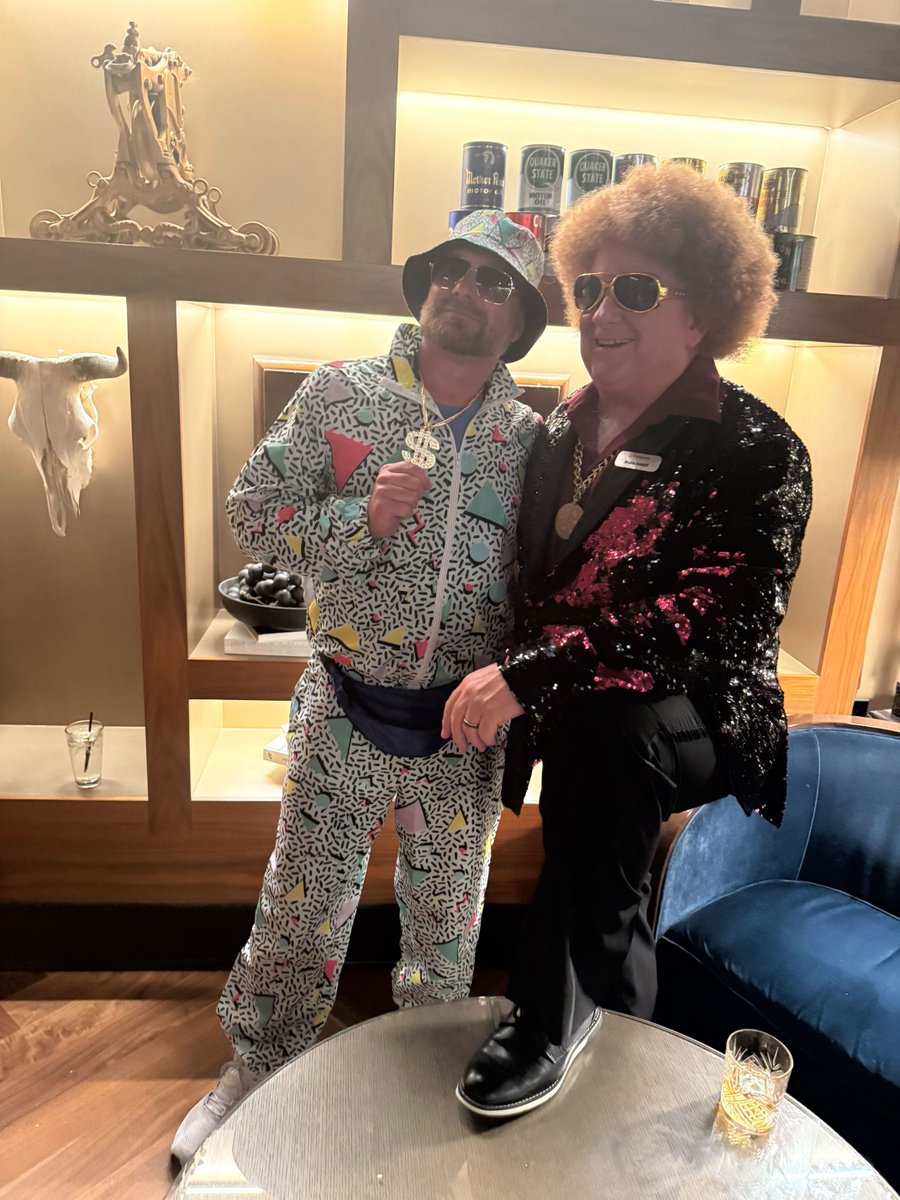 PayNearMe's tweet photo. The PayNearMe team understood the assignment at the @CornerstoneCUF BASH Decades of Adventure party!🕺 https://t.co/5coFaEDvdP