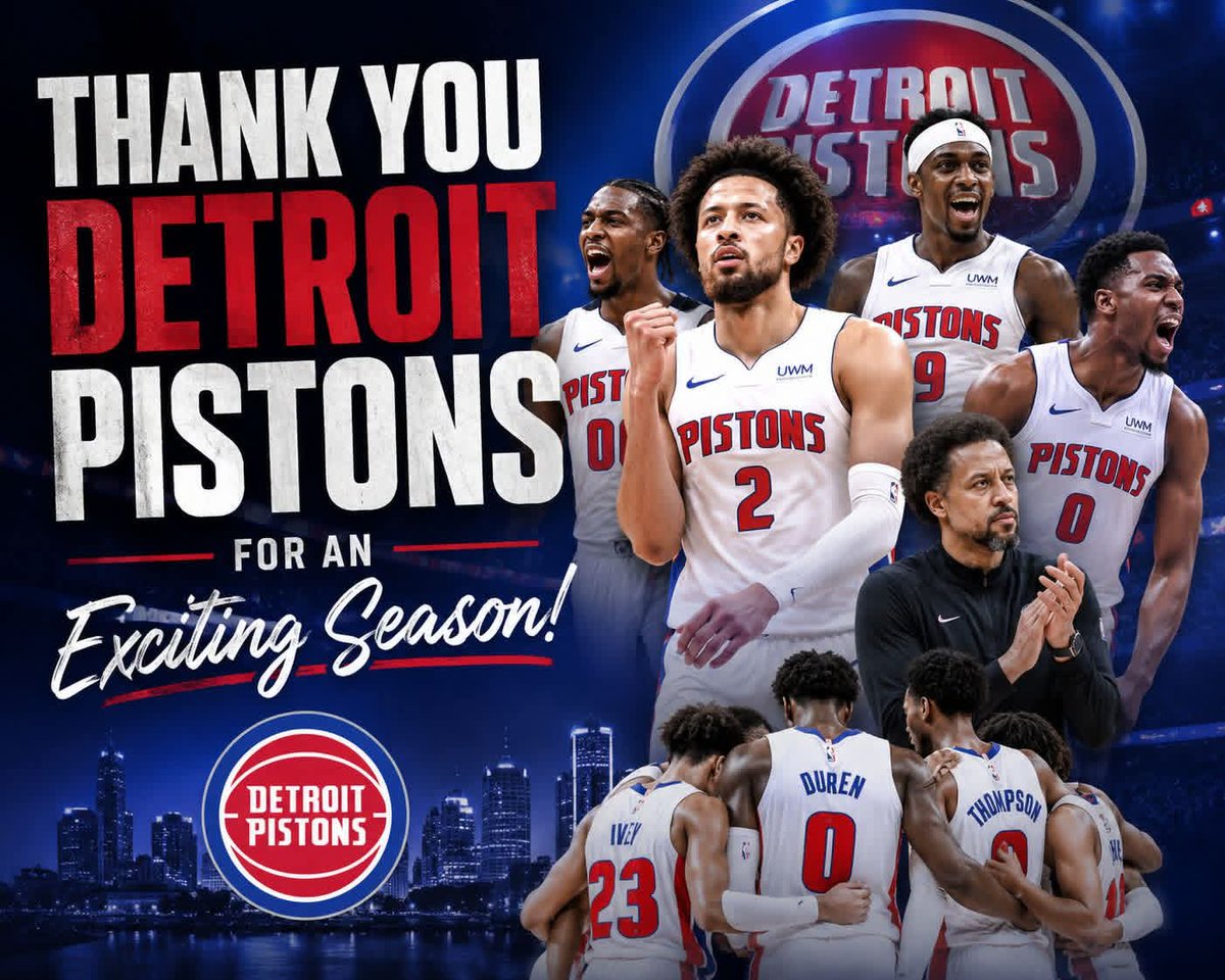 Rayhova4Ray's tweet photo. #GOODDAYDETROIT SALUTE to the PISTONS great season let's get Better and WIN IT ALL NEXT YEAR I'M NOT GIVING UP 🔥🔥🔥🔥🔥 https://t.co/Gya4JW1fuf
