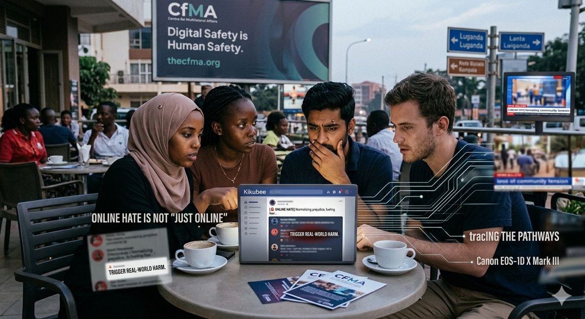 ForCfma's tweet photo. ONLINE HATE IS NOT “JUST ONLINE.”

Algorithms amplify harmful content, normalizing hate and fueling real-world harm.

Digital safety is human safety.

Read more:
🔗 https://t.co/XW5QdDLQHv https://t.co/xiKHIrKpql
