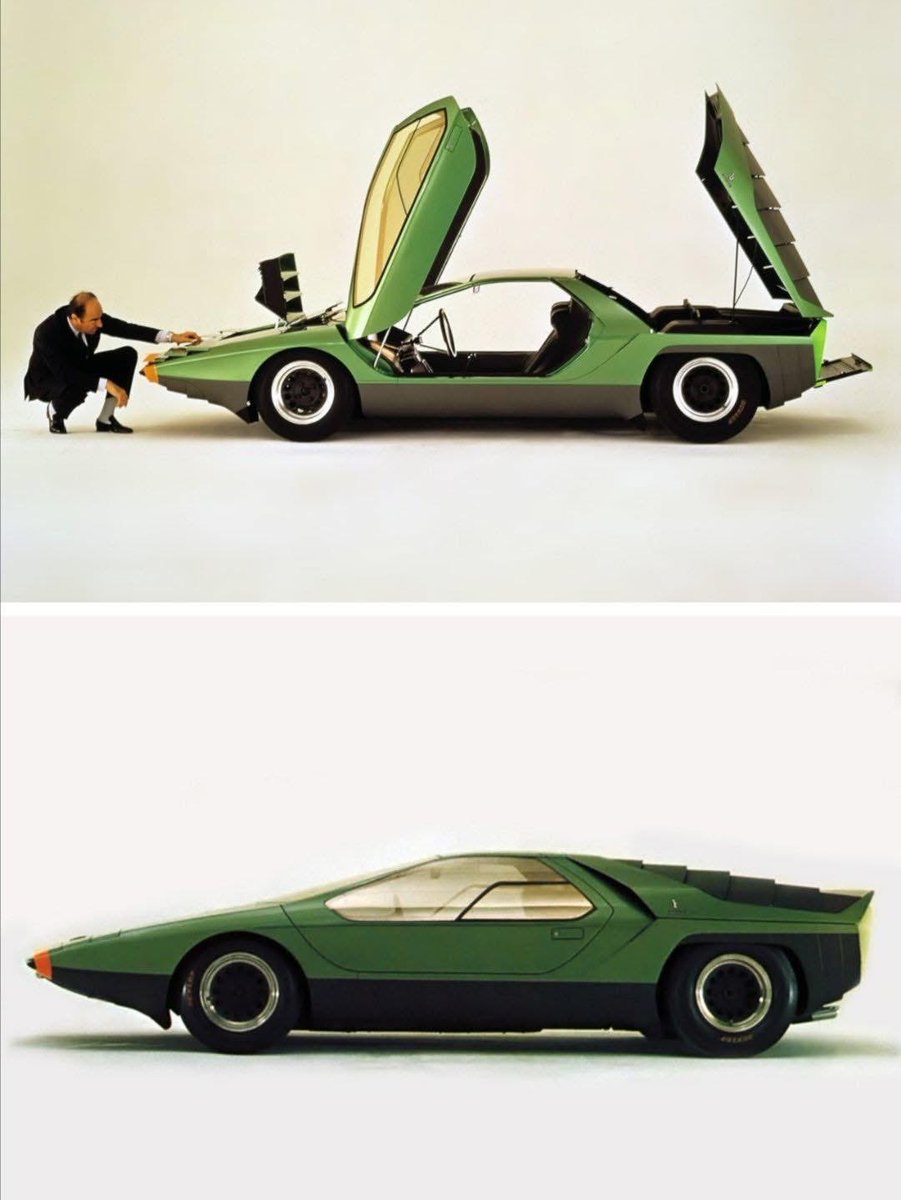 ComputerLove_'s tweet photo. 1968 Alfa Romeo Carabo https://t.co/U7Q0j26Boe