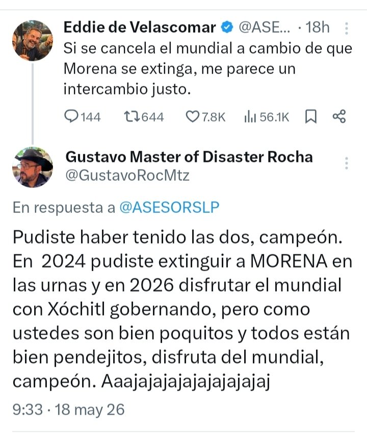 Gustavo Master of Disaster Rocha tweet media
