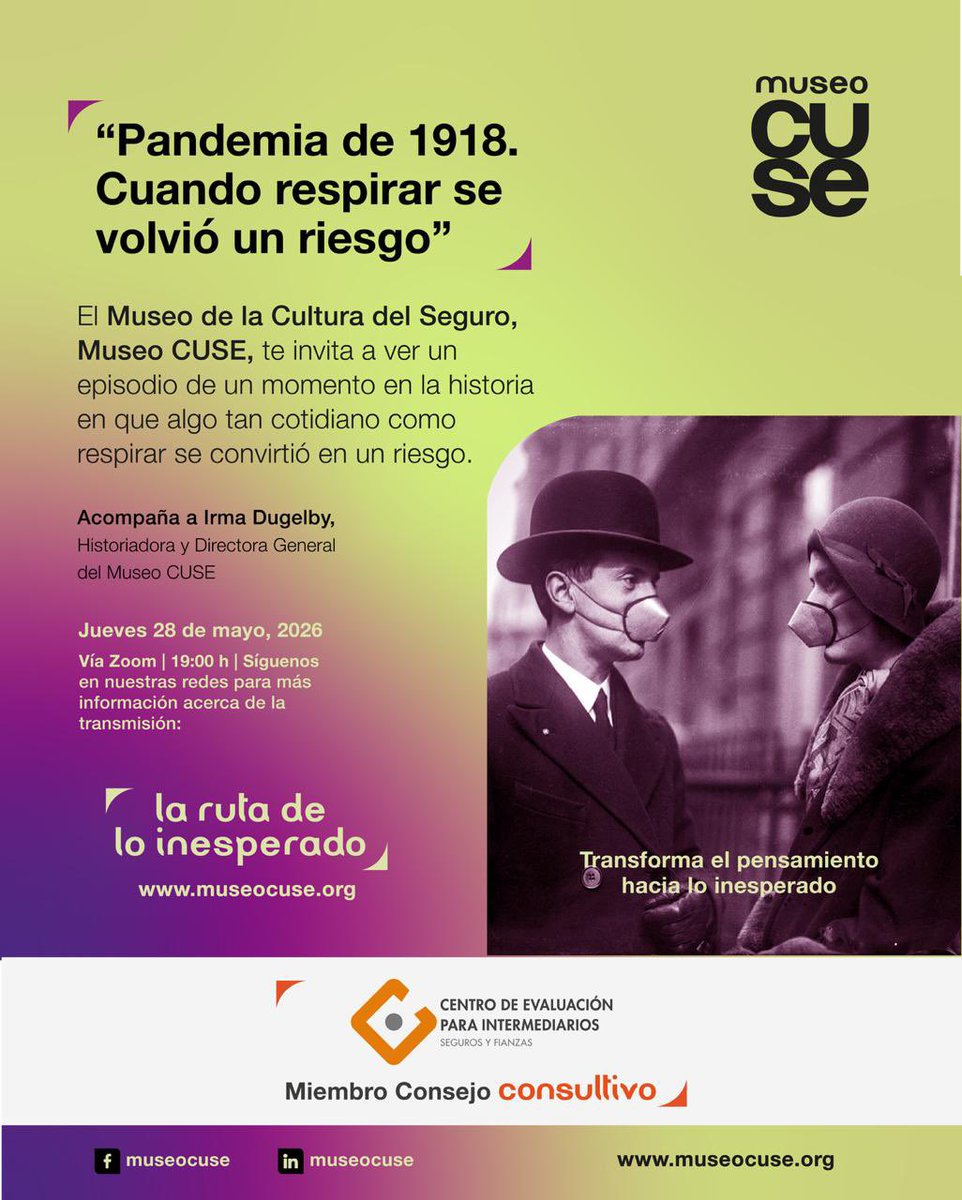 ExamenCEI's tweet photo. Hace poco el mundo nos recordó lo frágil que puede ser la vida. Pero hace más de un siglo, millones de personas vivieron una realidad donde algo tan esencial como respirar se convirtió en motivo de miedo.
Te esperamos para recorrer juntos una historia que cambió al mundo. https://t.co/08wBQvH71N